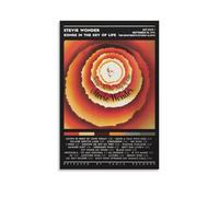 BAOSANNIAN Stevie Wonder Songs in The Key of Life Cover 1 Canvas Poster Wall Art Decor Print Picture Paintings for Living Room Bedroom Decoration Unframe-style 12x18inch(30x45cm)