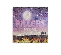 BAOSANNIAN The Killers Day & Age Canvas Poster Wall Art Decor Print Picture Paintings for Living Room Bedroom Decoration Unframe-style 12x12inch(30x30cm)