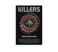 BAOSANNIAN The Killers Rebel Diamonds 7 Canvas Poster Bedroom Decor Sports Landscape Office Room Gift Unframe-style 16x24inch(40x60cm)