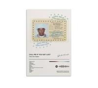 BAOSANNIAN Tyler, The Creator CALL ME IF YOU GET LOST 24 Canvas Poster Wall Art Decor Print Picture Paintings for Living Room Bedroom Decoration Unframe-style 20x30inch(50x75cm)