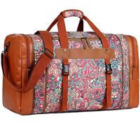 BAOSHA Oversized Printed Women Holdall Travel Duffel Bag Weekender Overnight Tote Bag HB-03 (HS)