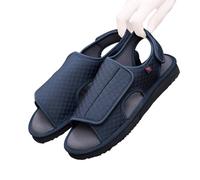 BAOSHANKO Lightweight Diabetic Shoes for Men Women,Open Toe Sandals,Adjustable Straps,Slip-Resistant Edema Slippers for Swollen Feet,Comfortable Walking Sandals,Breathable Orthopedic Shoes