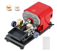 BAOSHISHAN 680W Pearl Drilling Machine Coral Driller Amber Holding Machine Bead Polishing Machine Full Set Speed Adjustable (with 6pcs tungsten steel needles)