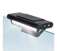 BAOSHISHAN Aquarium Fan Chiller, Powerful Aquarium Cooling Fans with Adjustable Wind Speed, Fish Tank Cooler with 3 Dimmable Light, Quite Aquarium Fan for Axolotl Tank Home Office
