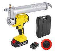 BAOSHISHAN Cordless Grease Gun 10000PSI Electric Grease Gun with Battery,50CM Hose,600CC Barrel Capacity Efficient for Truck,Construction,Farm