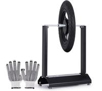 BAOSHISHAN Motorcycle Bike Wheel Balancer Motorcycle Wheel Balancing Stand with Adjustable Centering Cones Fits Wheels Up to 20" in Diameter,12-28mm Hub Bores,41x22x51cm
