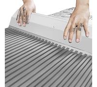 BAOSHISHAN Tile Tools 24inch Large Tile Trowel 2/5" x 2/5" Square Notch Trowel for Large Tiles Flooring Tiling Masonry Hand Trowel