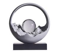 Baosity Sunlight on The Golden Mountain Decor Detachable Glass Ball Stylish Desktop Ornament for Home Living Room Housewarming Gift