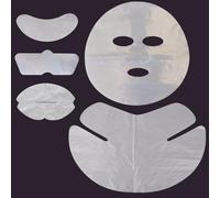 Baoton 700 Pcs Plastic Moisturizing Disposable Face Masks for Face, Neck, Eyes, Nose & Lips Paper Wrapped Face Patches for Home Spa Skin Care. Retien