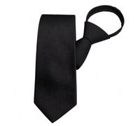 baotongle Solid Color Tie Pre-tied Tie for Men 3.15" 8cm Wedding Business Formal Offices (Black)