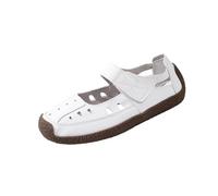 Baotou Sandals for Women Close Toe Fish Mouth Hollow Breathable Wedge Heel Sandals Soft Cushion Non Slip Thick Bottom Shoes Summer Outdoor Beach Slip On Shoes Plus Size Sliders Ladies 3.5-7.5