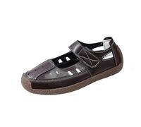 Baotou Sandals for Women Close Toe Fish Mouth Hollow Breathable Wedge Heel Sandals Soft Cushion Non Slip Thick Bottom Shoes Summer Outdoor Beach Slip On Shoes Plus Size Sliders Ladies 3.5-7.5