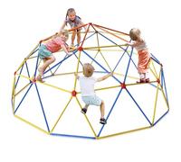 Baotree 10FT Climbing Dome, Outdoor Jungle Gym for Kids- Supports 1000LBS-Anti-Rust Metal Outdoor Play Structure ASTM Approved, Easy Assembly