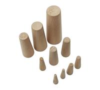BaotyJie 10Pcs Boat Marine Emergency Soft Wood Plugs thru Hulls Wooden Conical Bungs Plugs Stopgap for Sailing