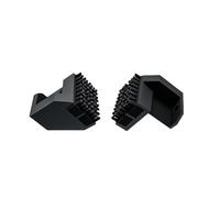 BaotyJie 2x 3D Printer Extruder Nozzle Wiper Printer Head Wiping Upgrade Part Practical Nozzle Accessories Silicone Cleaning Brush, Black