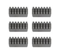 BaotyJie 6 Pieces Printer Nozzle Rubber Brush Nozzle Silicone Brush 3D Printers Parts Easy to Install Printer Head Wiping for x1 P1S