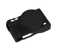 BaotyJie Camera Silicone Case, Holder Soft Skin Dustproof Lightweight with Lens Cover Sleeve for G7x Mark III Accessories, Black