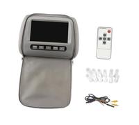 BaotyJie Car Headrest Automotive Pillow Display Display Ratio 16:9/4:3 Portable Multilingual Menu Car Pillow, Gray