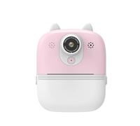 BaotyJie Children Instant Camera Digital Photo Device Selfie Printing Compact Build Suitable for Travel Outings, Pink