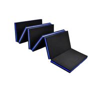 BaotyJie Folding Mechanics EVA Mat Mechanics Mat Washable Reusable Thick EVA Mat Folding Thick Mat for Yoga Exercise Garage Gym Workout, Blue