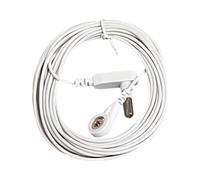 BaotyJie Grounding Cable Replacement Grounding Line Grounding Wire Earthing Cord Universal for Sleeping Bed Indoor Outdoor Pillowcase, White 4.6 M