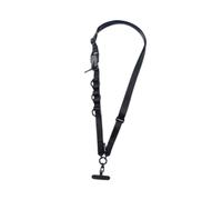 BaotyJie Phone Lanyard Crossbody Phone Strap Ornament Gift, Adjustable Portable Multipurpose, Fashion Lighweight with Buckle Universal, Black