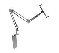 BaotyJie Tablet Stand Holder, Universal Aluminum Alloy Easily Install Multifunctional Flexible Adjustable Long Arm Desktop Stand