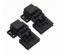 BaotyJie Turntable Lid Hinge Set of 2 Player Dust Cover Hinges Replacement Parts with Rectangular Upper Section and Angled Lower Support for Compact Fit Suitable for Home Audio Maintenance