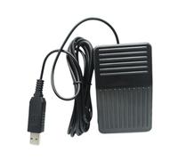 BaotyJie USB Foot Pedal PC Foot Pedal Anti-skid Work with 2M Cable Switch Control Optical Keyboard Easy to Use Push to Talk Foot Pedal