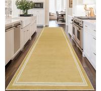 Baowhimg Hallway Runner Rugs Kitchen Carpet Runner with Non-Slip Rubber Backing Large Runner Carpet 40 x 100 cm Washable Long Hall Carpet for Entryway Bedroom Living Laundry Room Offices