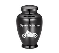 BAOWIQI Tree of Life Urns for Ashes Large Stainless Steel Cremation Urn Butterfly/Wings/Motorcycle Designs for Human or Pet Remains, Funeral Memorial Keepsake Ash Holder