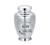 BAOWIQI Tree of Life Urns for Ashes Large Stainless Steel Cremation Urn Butterfly/Wings/Motorcycle Designs for Human or Pet Remains, Funeral Memorial Keepsake Ash Holder