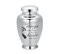 BAOWIQI Tree of Life Urns for Ashes Large Stainless Steel Cremation Urn Butterfly/Wings/Motorcycle Designs for Human or Pet Remains, Funeral Memorial Keepsake Ash Holder