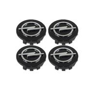 BAOYBS 4Pcs Hub Caps for Opel Mokka X A J13 I 2016-2019, Waterproof DustProof Wheel Decoration Cover ABS Plastic Snap-On Durable Wear-resistant,Black-56mm