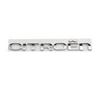 BAOYBS Car Emblem Sticker for Citroen Berlingo III M Phase I Minivan 2018-2023, Personalised 3D Metal Logo Decals Automobiles Accessories Exterior Decoration Self-Adhesive Film,Silver
