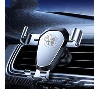 BAOYBS Car Phone Holder for Alfa Romeo 147 156 GT Giulia MY 2016 Mito, Air Vent Car Phone Mount 360° Rotation Adjustable One-Hand Operation Hands-free Men and Women Gifts,Silver