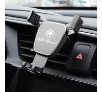 BAOYBS Car Phone Holder for Alfa Romeo 147 156 GT Giulia MY 2016 Mito, Air Vent Car Phone Mount 360° Rotation Adjustable One-Hand Operation Hands-free Men and Women Gifts,Silver