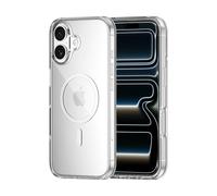 baozai for iPhone17 Case, Compatible with MagSafe, Military-Grade Shockproof Protection, Anti-Yellowing Slim Transparent Magnetic Case for iPhone 17-Clear