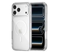 baozai for iPhone17 Pro Max Case, Compatible with MagSafe, Military-Grade Shockproof Protection, Anti-Yellowing Slim Transparent Magnetic Case for iPhone 17 Pro Max-Clear