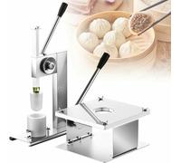 Baozi Maker Machine with 3 Pieces of Mold Steel - Semi-Automatic Manual Bun Making Machine for Delicious Chinese Bao Cooking Mold