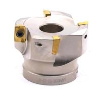 BAP 400R 400RC 40 50 63 Mm CNC Cutting Steel Precision Right-Angle Clamped End Mill 1604 Face Milling Cutter Mill Chuck Holder(BAP400R40-16-4T)