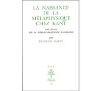 Bap n31 - La naissance de la métaphysique chez Kant, une étude sur la notion kantienne d'analogie