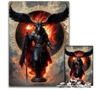 Baphomet 1000 Piece Jigsaw Difficult Puzzles for Adults Fun at Home Activities Birthday Present Travel Gifts 1000 PCS(38x26cm)