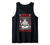 Baphomet | Anti-Christ | Merry Antichristmas Satan Claus Tank Top