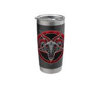 Baphomet Demon Goat Head 666 Stainless Steel Insulated Tumbler