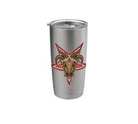 Baphomet Demon Goat Head Stainless Steel Insulated Tumbler