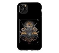 Baphomet Goat Pyramid 666 Pagan Satanist Atheist Halloween Case for iPhone 11 Pro Max