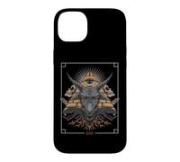 Baphomet Goat Pyramid 666 Pagan Satanist Atheist Halloween Case for iPhone 14 Plus