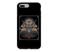 Baphomet Goat Pyramid 666 Pagan Satanist Atheist Halloween Case for iPhone 7 Plus/8 Plus