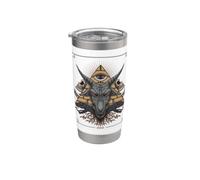 Baphomet Goat Pyramid 666 Pagan Satanist Atheist Halloween Stainless Steel Insulated Tumbler